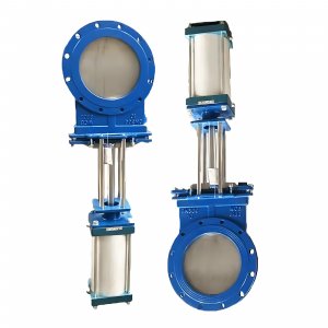 氣動(dòng)刀閘閥：PZ673Y-16C，DN250，介質(zhì)灰渣混