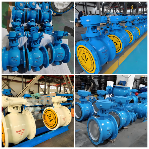 PQ340X-10Q，DN100，PN10手動偏心半球閥